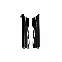 Fork slider protectors - black - Honda - REPLICA PLASTICS - HO04695-001 - UFO Plast