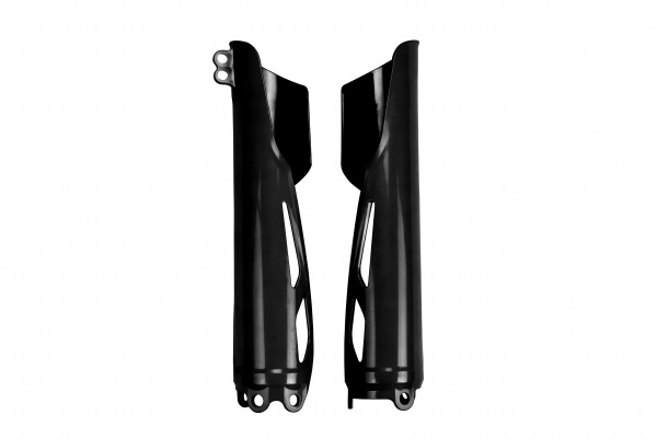 Fork slider protectors - black - Honda - REPLICA PLASTICS - HO04695-001 - UFO Plast