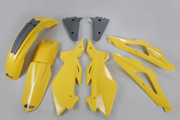 Complete body kit - yellow 103 - Husqvarna - REPLICA PLASTICS - HUKIT602-103 - UFO Plast