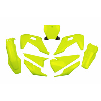 Plastic Kit neon yellow for Husqvarna TC 250 - TC 125 - FC 250 - FC 350 - FC 450 - REPLICA PLASTICS - HUKIT622-DFLU - Ufo Plast Plastic Kit neon yellow for Husqvarna TC 250 - TC 125 - FC 250 - FC 350 - FC 450 - REPLICA PLASTICS - HUKIT622-DFLU - Ufo Plast