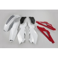 Plastic Kit OEM Color 07-08 for Husqvarna CR 125 (2006-08) - CR 250 (2006-08) - REPLICA PLASTICS - HUKIT605-999 - Ufo Plast