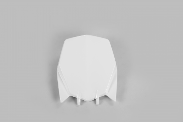 Front number plate - white 041 - Husqvarna - REPLICA PLASTICS - HU03343-041 - UFO Plast