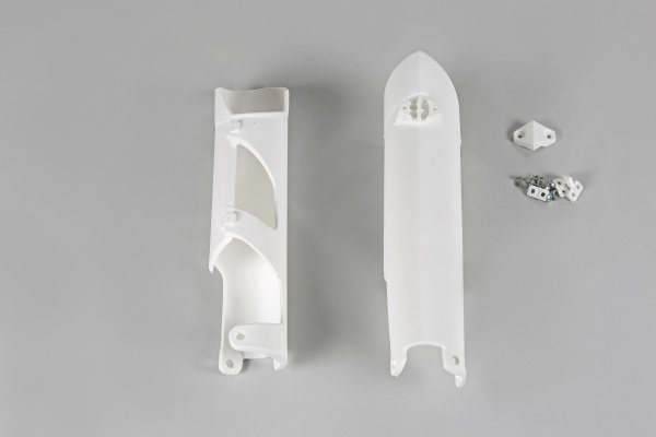 Fork slider protectors - white 041 - Husqvarna - REPLICA PLASTICS - HU03356-041 - UFO Plast