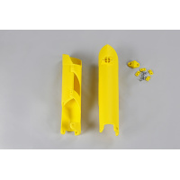Fork slider protectors - yellow 103 - Husqvarna - REPLICA PLASTICS - HU03356-103 - UFO Plast