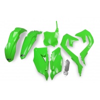 Plastic Kit OEM Color 20-23 for Kawasaki KXF 250 (2021-24) - KXF 450 (2019-23) - REPLICA PLASTICS - KAKIT227-999A - Ufo Plast