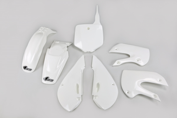 Plastic kit Kawasaki - white 047 - REPLICA PLASTICS - KA37002-047 - UFO Plast