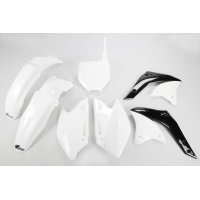 Plastic Kit white for Kawasaki KXF 250 (2008) - REPLICA PLASTICS - KAKIT210-047 - Ufo Plast