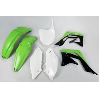 Plastic Kit OEM Color for Kawasaki KXF 450 (2012) - REPLICA PLASTICS - KAKIT217-999 - Ufo Plast