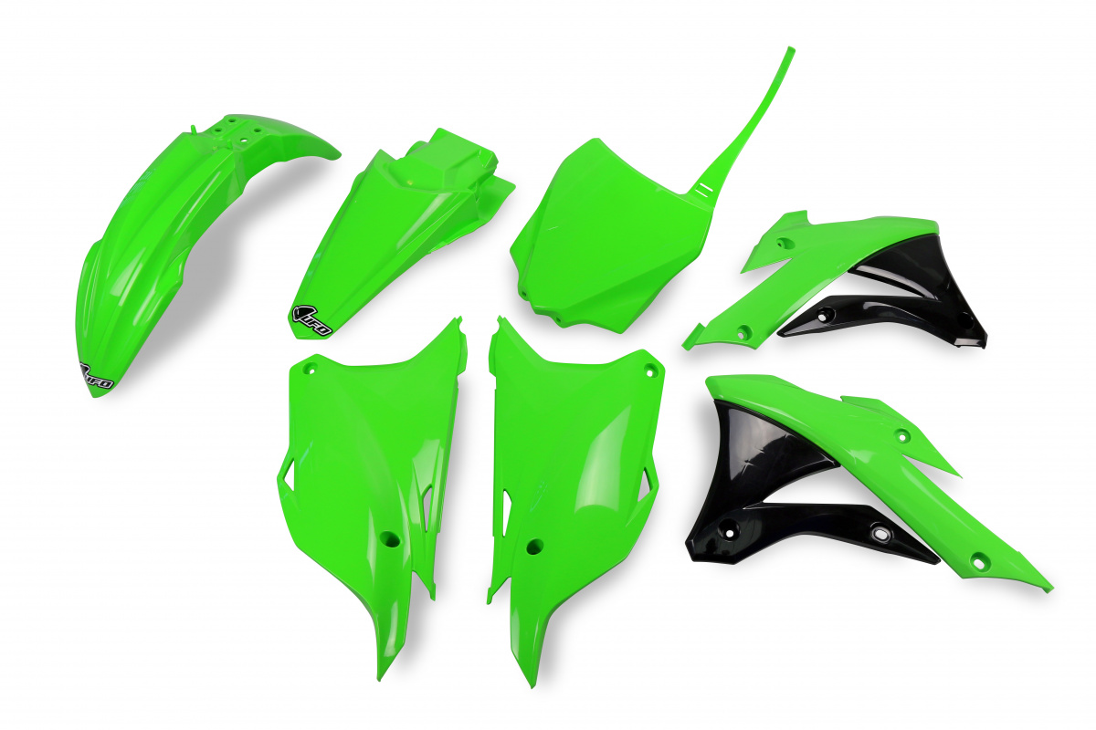 Plastic Kit OEM Color 20 for Kawasaki KX 85 (2014-21) - KX 100 (2014-21) - REPLICA PLASTICS - KAKIT222-999K - Ufo Plast