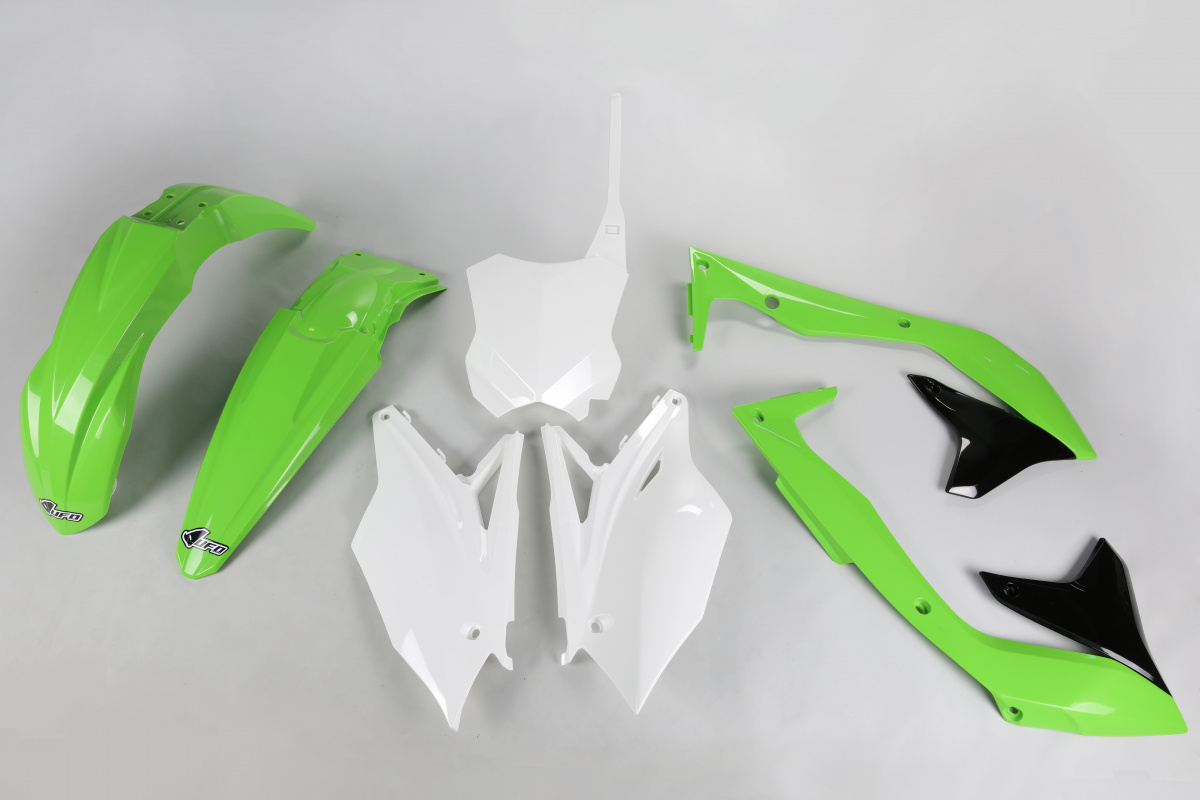 Plastic Kit OEM Color for Kawasaki KXF 450 (2018) - REPLICA PLASTICS - KAKIT226-999 - Ufo Plast