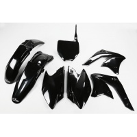 Plastic Kit black for Kawasaki KXF 250 (2008) - REPLICA PLASTICS - KAKIT210-001 - Ufo Plast