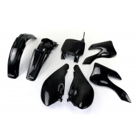 Plastic Kit black for Kawasaki KX 125 (1999-02) - KX 250 (1999-02) - REPLICA PLASTICS - KAKIT200-001 - Ufo Plast Plastic Kit black for Kawasaki KX 125 (1999-02) - KX 250 (1999-02) - REPLICA PLASTICS - KAKIT200-001 - Ufo Plast