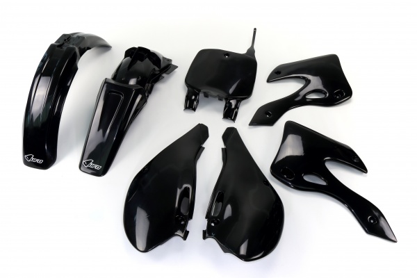 Complete body kit - black - Kawasaki - REPLICA PLASTICS - KAKIT200-001 - UFO Plast