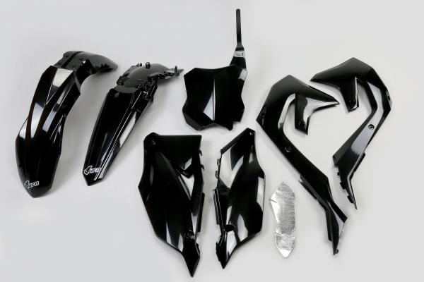 Complete body kit - black - Kawasaki - REPLICA PLASTICS - KAKIT227-001 - UFO Plast