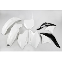 Plastic Kit white for Kawasaki KXF 250 (2006) - REPLICA PLASTICS - KAKIT204-047 - Ufo Plast