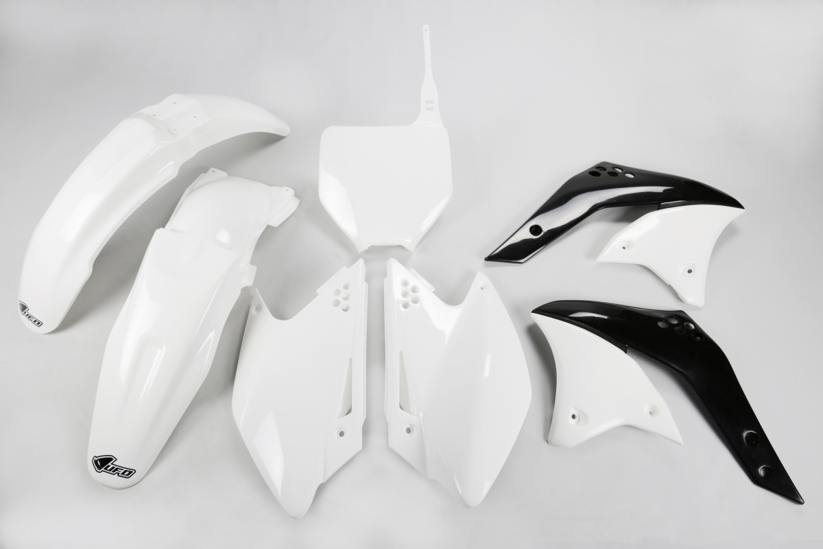 Plastic Kit white for Kawasaki KXF 250 (2006) - REPLICA PLASTICS - KAKIT204-047 - Ufo Plast