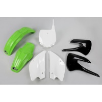 Plastic Kit OEM Color 10 for Kawasaki KX 85 (2001-13) - REPLICA PLASTICS - KAKIT214-999 - Ufo Plast