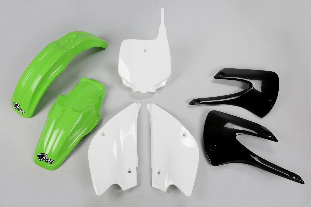 Plastic Kit OEM Color 10 for Kawasaki KX 85 (2001-13) - REPLICA PLASTICS - KAKIT214-999 - Ufo Plast