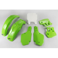 Plastic Kit OEM Color for Kawasaki KX 500 (1993-95) - REPLICA PLASTICS - KAKIT187-999 - Ufo Plast