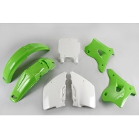 Plastic Kit OEM Color for Kawasaki KX 125 (1994-95) - KX 250 (1994-95) - REPLICA PLASTICS - KAKIT193-999 - Ufo Plast