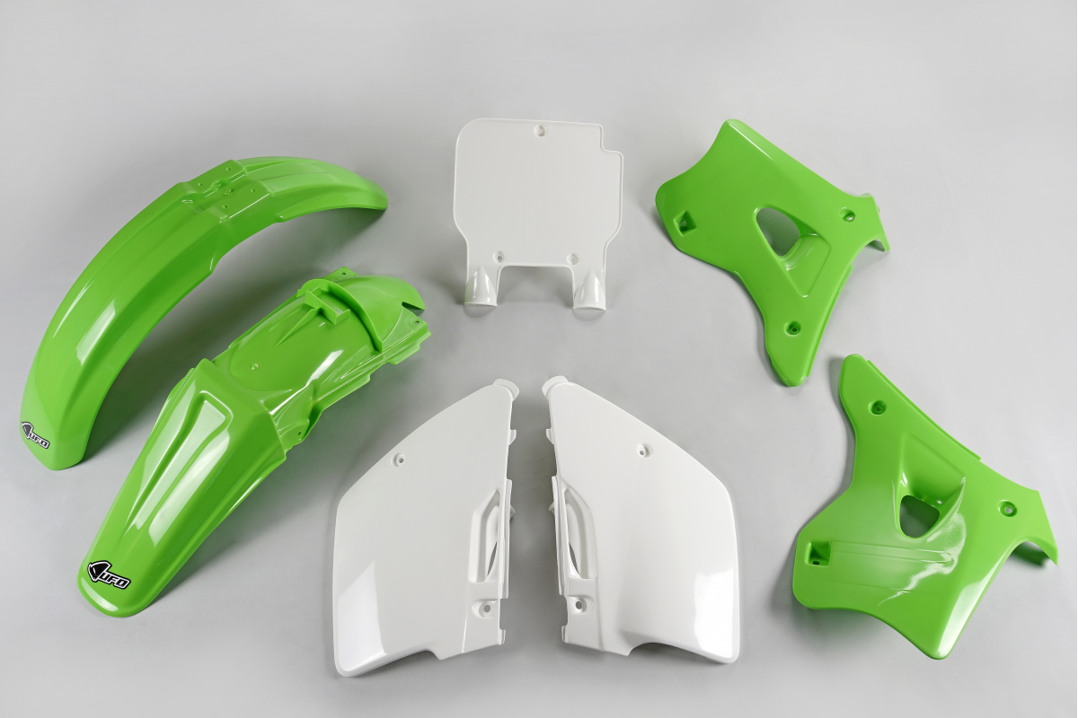 Plastic Kit OEM Color for Kawasaki KX 125 (1994-95) - KX 250 (1994-95) - REPLICA PLASTICS - KAKIT193-999 - Ufo Plast