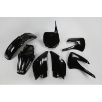 Plastic Kit black for Kawasaki KX 85 (2001-13) - KX 100 (2001-13) - REPLICA PLASTICS - KAKIT214-001 - Ufo Plast