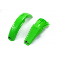 Fenders Kit OEM Color for Kawasaki KX 125 (1999-02) - KX 250 (1999-02) - REPLICA PLASTICS - KAFK200-999 - Ufo Plast