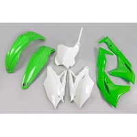 Plastic Kit OEM Color 19 for Kawasaki KXF 250 (2018-20) - REPLICA PLASTICS - KAKIT225-999A - Ufo Plast