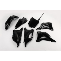 Plastic Kit black for Kawasaki KX 85 (2014-21) - KX 100 (2014-21) - REPLICA PLASTICS - KAKIT222-001 - Ufo Plast Plastic Kit black for Kawasaki KX 85 (2014-21) - KX 100 (2014-21) - REPLICA PLASTICS - KAKIT222-001 - Ufo Plast