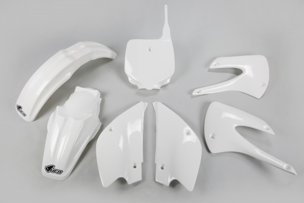 Complete body kit - white 047 - Kawasaki - REPLICA PLASTICS - KAKIT214-047 - UFO Plast