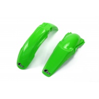 Fenders Kit OEM Color for Kawasaki KX 125 (2003-08) - KX 250 (2003-08) - REPLICA PLASTICS - KAFK201-999 - Ufo Plast