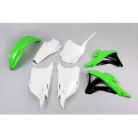 Plastic Kit OEM Color 14-15 for Kawasaki KX 85 (2014-21) - KX 100 (2014-21) - REPLICA PLASTICS - KAKIT222-999 - Ufo Plast