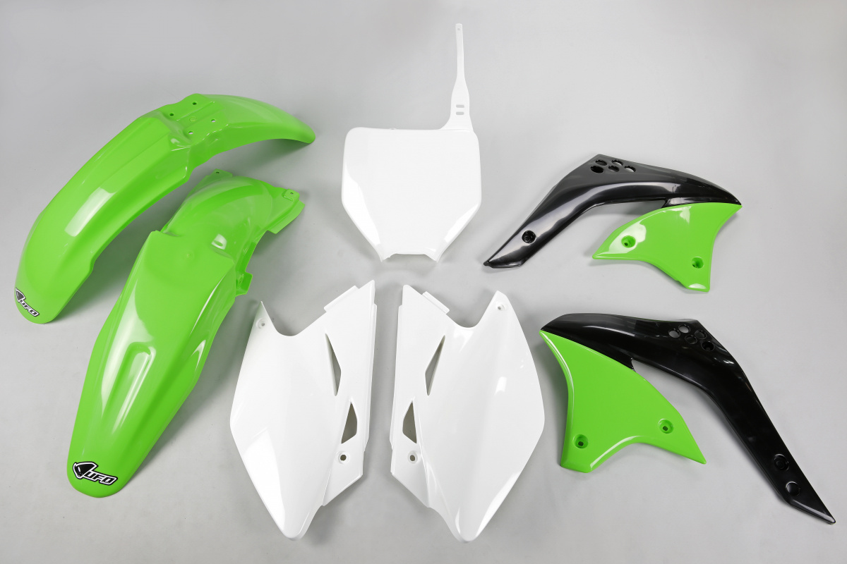 Plastic Kit OEM Color for Kawasaki KXF 450 (2006) - REPLICA PLASTICS - KAKIT205-999 - Ufo Plast