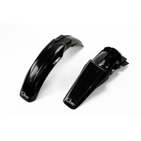 Fenders Kit black for Kawasaki KX 125 (1999-02) - KX 250 (1999-02) - REPLICA PLASTICS - KAFK200-001 - Ufo Plast