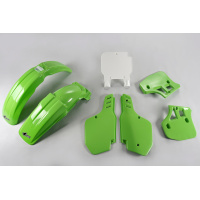 Plastic Kit OEM Color 89-90 & 92 for Kawasaki KX 250 (1989) - KX 500 (1989-92) - REPLICA PLASTICS - KAKIT189-999 - Ufo Plast