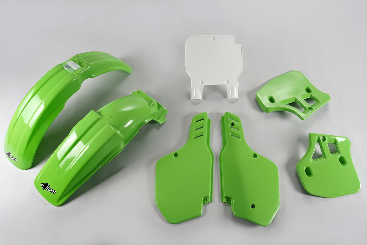 Plastic Kit OEM Color 89-90 & 92 for Kawasaki KX 250 (1989) - KX 500 (1989-92) - REPLICA PLASTICS - KAKIT189-999 - Ufo Plast