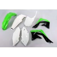 Plastic Kit OEM Color for Kawasaki KXF 450 (2013-15) - REPLICA PLASTICS - KAKIT220-999 - Ufo Plast