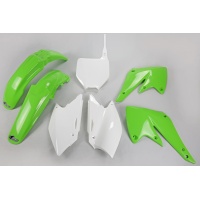 Plastic Kit OEM Color for Kawasaki KXF 250 (2004-05) - REPLICA PLASTICS - KAKIT203-999 - Ufo Plast