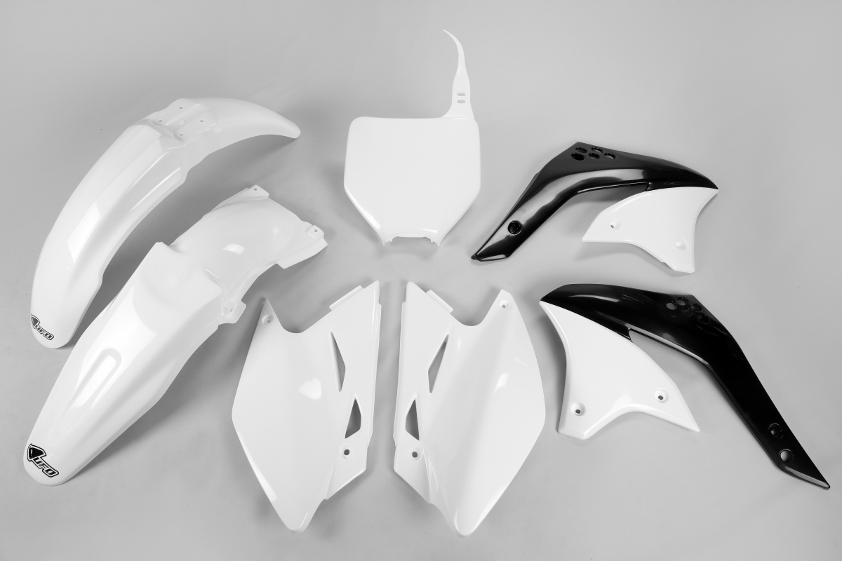 Plastic Kit white for Kawasaki KXF 450 (2006) - REPLICA PLASTICS - KAKIT205-047 - Ufo Plast