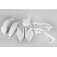 Plastic Kit white for Kawasaki KXF 450 (2018) - REPLICA PLASTICS - KAKIT226-047 - Ufo Plast