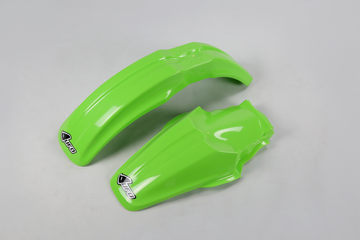 Fenders Kit OEM Color for Kawasaki KX 85 (2000-12) - REPLICA PLASTICS - KAFK206-999 - Ufo Plast
