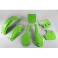 Plastic Kit green for Kawasaki KX 250 (1987) - KX 500 (1987) - REPLICA PLASTICS - KAKIT191-026 - Ufo Plast Plastic Kit green for Kawasaki KX 250 (1987) - KX 500 (1987) - REPLICA PLASTICS - KAKIT191-026 - Ufo Plast