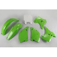 Plastic Kit OEM Color for Kawasaki KX 125 (1993) - KX 250 (1993) - REPLICA PLASTICS - KAKIT194-999 - Ufo Plast