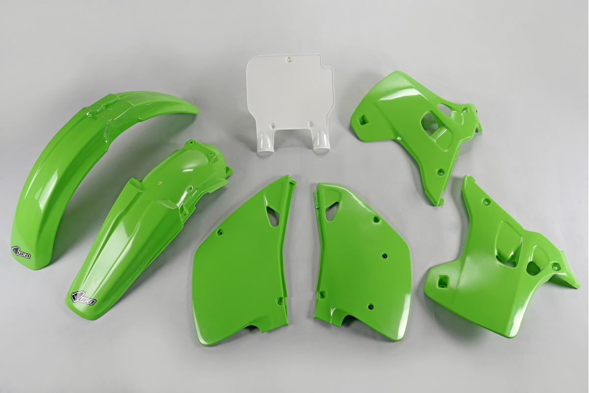 Plastic Kit OEM Color for Kawasaki KX 125 (1993) - KX 250 (1993) - REPLICA PLASTICS - KAKIT194-999 - Ufo Plast