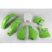 Plastic Kit OEM Color 90 for Kawasaki KX 250 (1990-91) - REPLICA PLASTICS - KAKIT188-999 - Ufo Plast