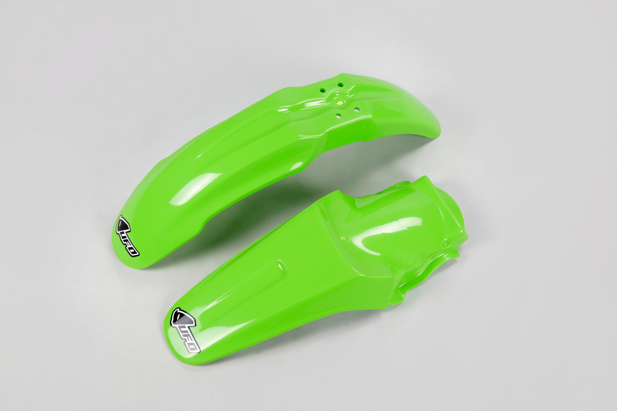 Fenders Kit OEM Color for Kawasaki KX 85 (2000-12) - REPLICA PLASTICS - KAFK207K-999 - Ufo Plast