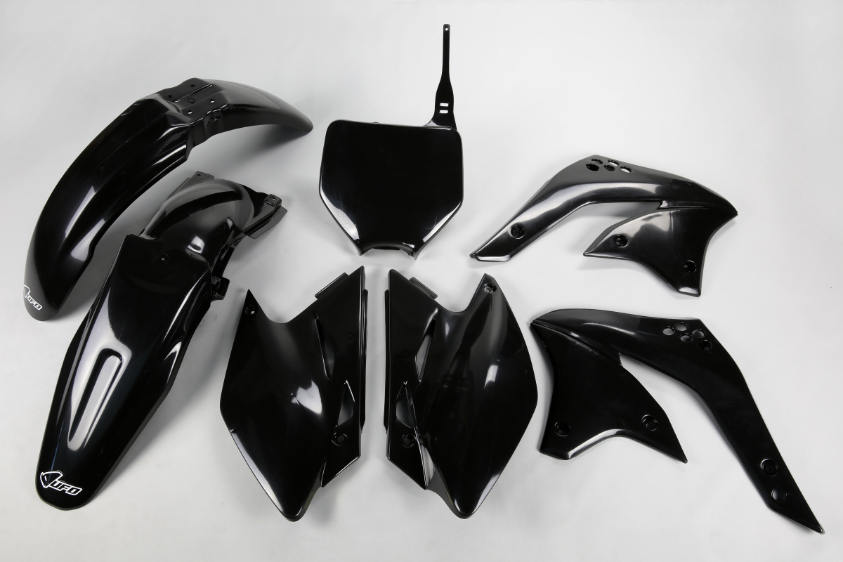 Plastic Kit black for Kawasaki KXF 450 (2006) - REPLICA PLASTICS - KAKIT205-001 - Ufo Plast