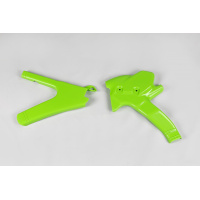 Mixed spare parts / Frame guard - green - Kawasaki - REPLICA PLASTICS - KA02797-026 - UFO Plast