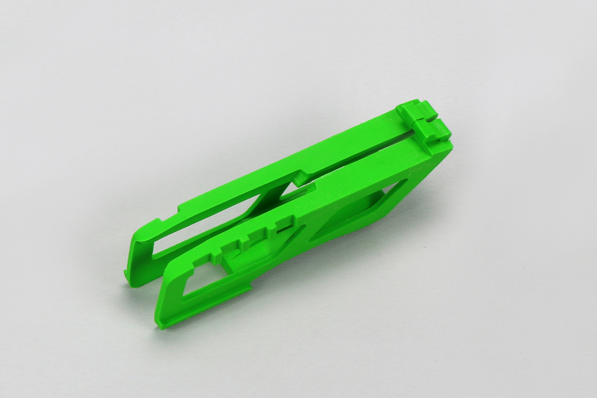 Chain Guide green for Kawasaki KXF 250 (2009-25) - KXF 450 (2009-25) - REPLICA PLASTICS - KA04708-026 - Ufo Plast