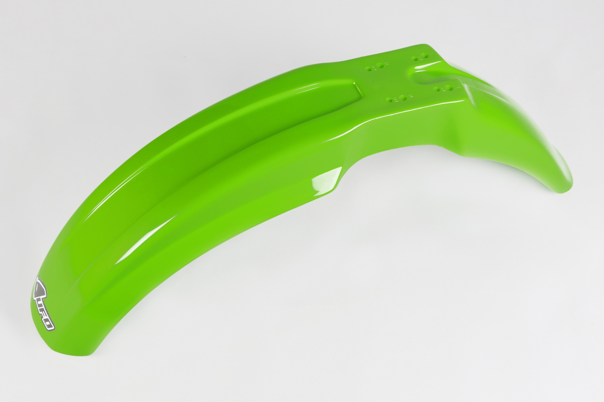 Front Fenders green for Kawasaki KLX 400R (2003-25) - REPLICA PLASTICS - KA03741-026 - Ufo Plast